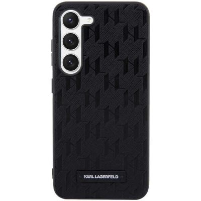 3. Etui Karl Lagerfeld Saffiano Mono Metal Logo na Samsung Galaxy S24 - czarne