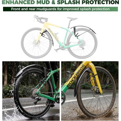 2. Rockbros zestaw błotników rowerowych 26-27,5",700c
