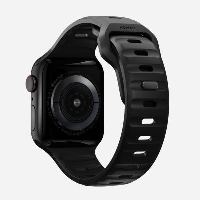 3. Nomad Sport Strap Band Czarny Aluminium, Guma