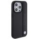 4. Etui BMW Leather Textured & Stripe na iPhone 15 Pro Max - czarne