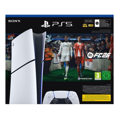 12. Konsola Sony PlayStation 5  Digital 825GB + EA Sports FC26