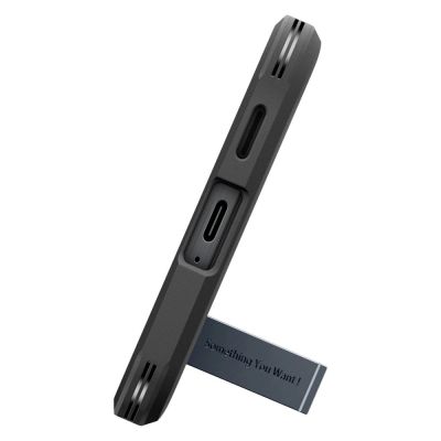 7. Etui Spigen Tough Armor na Samsung Galaxy A57 5G - granatowe
