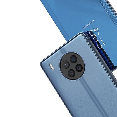 7. Clear View Case etui Huawei nova 8i pokrowiec z klapką czarne