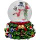 2. KULA ŚNIEŻNA LED Z MUZYKĄ 8 MELODII 16,5X13X12CM BAŁWAN