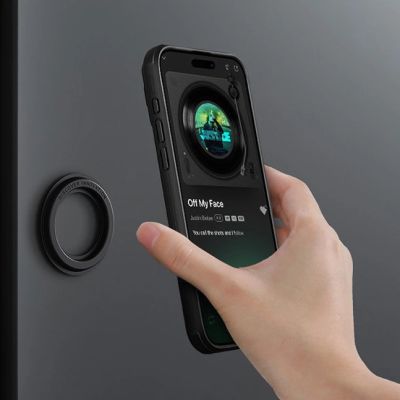 9. Pancerne etui Nillkin CamShield Pro Magnetic Case do iPhone 15 Plus z osłoną na aparat - zielone