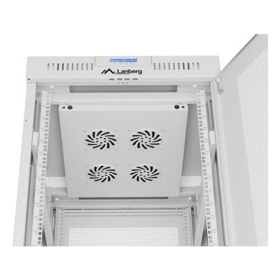 8. Lanberg FF01-6827-23SL stojak 27U Stojak montowany na podłodze Szary