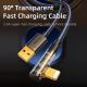 2. Kabel Joyroom Gaming Cable S-UL012A6 Lightning (kątowy) / USB-A (prosty) 2.4A 1.2 m - niebieski