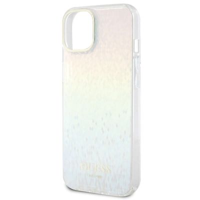 6. Etui Guess IML Faceted Mirror Disco Iridescent na iPhone 15 - wielokolorowe