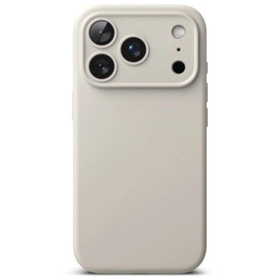 3. Etui Ringke Silicone MagSafe na iPhone 18 Pro Max / 17 Pro Max - beżowe