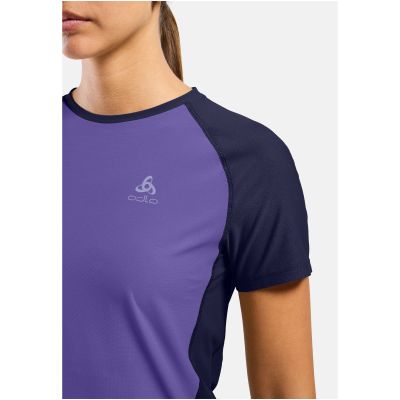 6. Koszulka damska Odlo X-ALP TRAIL T-shirt crew neck s/s fioletowa