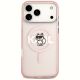 3. Etui Karl Lagerfeld IML Choupette Sketch Logo MagSafe na iPhone 17 Pro Max - różowe