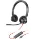 56. Słuchawki Poly Blackwire 3320 Stereo MS Teams Certified USB-C Headset +USB-C/A Adapter 8X220AA