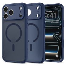 Etui Spigen Ultra Hybrid MagSafe na iPhone 18 Pro / 17 Pro - ciemnoniebieskie