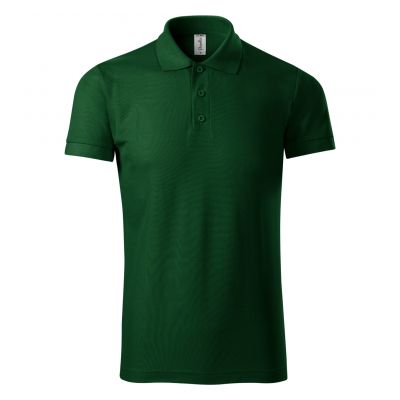 2. Koszulka polo męska Joy (zieleń butelkowa)