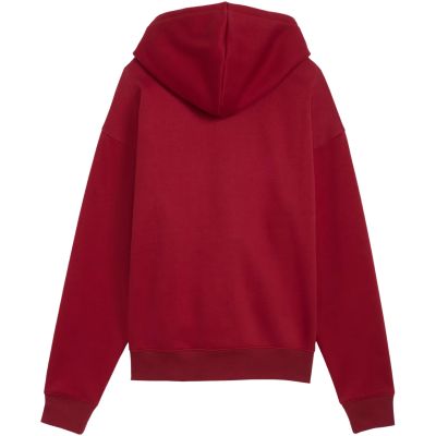 3. Bluza damska Puma ESS Script Comfort Hoodie czerwona 694136 23