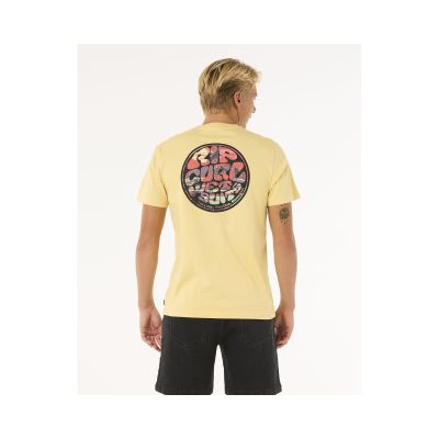 6. Koszulka RIP CURL Wettie Passage Icon Tee turkusowy
