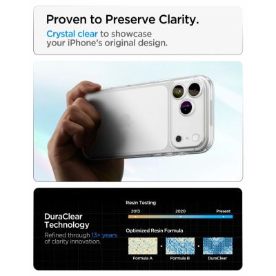 6. Etui Spigen Ultra Hybrid na iPhone 18 Pro Max / 17 Pro Max - przezroczyste