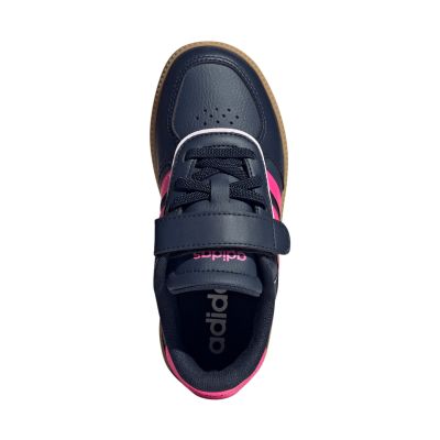4. Buty dla dzieci adidas Breaknet Sleek granatowo-różowe JQ3060
