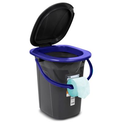 4. GREENBLUE TOALETA TURYSTYCZNA, CZARNO-GRANATOWA GB320BB
