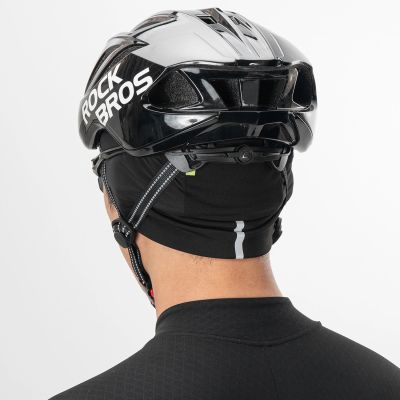 6. Czapka rowerowa Rockbros M015 zimowa dwustronna rozmiar 54-61 cm - czarna