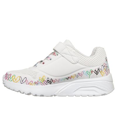 4. Skechers dziecięce sneakersy UNO LITE HEART CRAZE 314091L WMLT