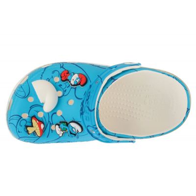 3. Klapki Crocs Classic Smurfs Clog Jr 210821-90H