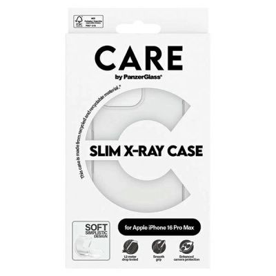 4. Etui CARE by PanzerGlass X-Ray Soft Basic Case z MagSafe na iPhone 16 Pro Max - przezroczyste