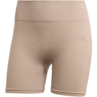 2. Spodenki damskie adidas Workout Essentials 4 inch beżowe JX3926