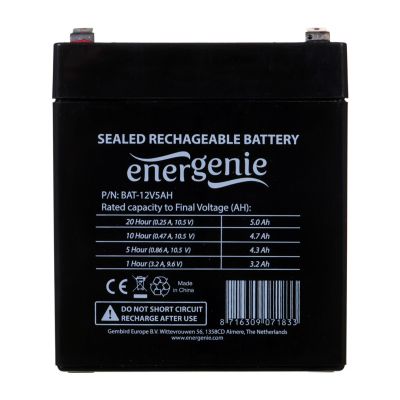 2. Akumulator uniwersalny GEMBIRD BAT-12V5AH (5000mAh)
