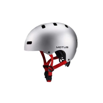 Kask rowerowy Motus MD-107 rozmiar M, srebrny (MOTHAM30S)