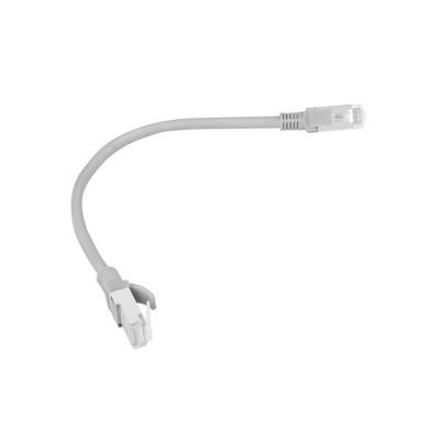 Patchcord UTP Lanberg PCU6-10CC-0025-S (RJ45 - RJ45 ; 0,25m; UTP; kat. 6; kolor szary)