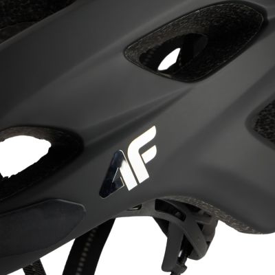 6. Kask rowerowy 4F U135 roz.M 55-58 cm głęboka czerń 4FWSS26AHELU135 20S