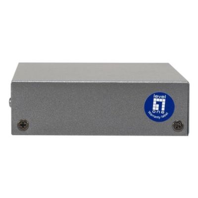 3. LevelOne PoE+Switch 3xGE PoE/1xHi-PoE 60W unmanaged Plastik
