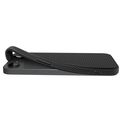 10. Etui Spigen Liquid Air Mag MagSafe na iPhone 16e / 17e - czarny mat
