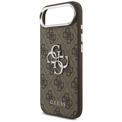 6. Etui Guess 4G Big 4G Classic Logo na iPhone 17 Air - brązowo-srebrne
