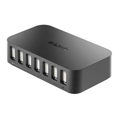 3. D-Link DUB-H7 USB 2.0 Type-C 480 Mbit/s Czarny