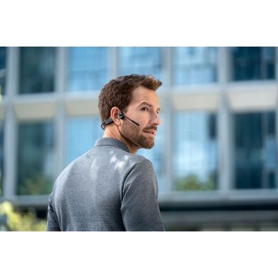 30. Słuchawki bezprzewodowe kostne Shokz OpenComm2 USB-C czarne