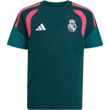 Koszulka dla dzieci adidas Real Madrid 26/27 Tiro 26 Sweat Tee ciemnozielona KZ2483