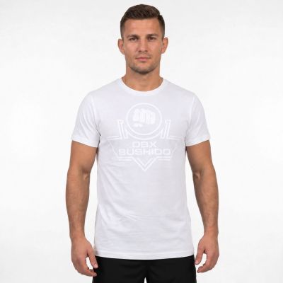 5. T-shirt męski Koszulka biała bawełniana DBX Bushido