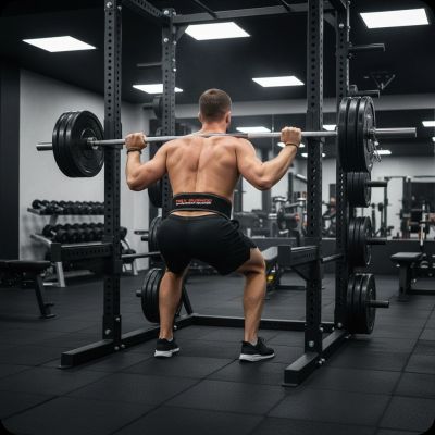 10. Pas kulturystyczny ze skóry PREMIUM - DBX-WB-1 M