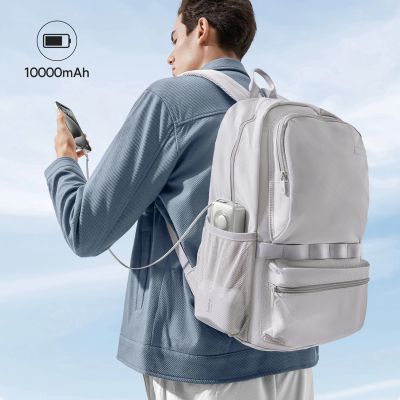 10. Powerbank Baseus Free2Pull 10000mAh 30W z portem USB-C i rozwijanym kablem USB-C - szary