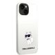4. Etui Karl Lagerfeld Silicone Choupette MagSafe na iPhone 14 Plus - białe