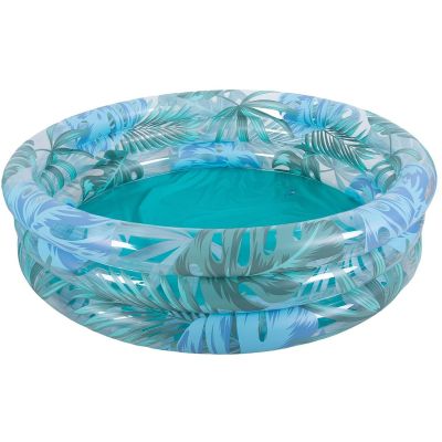 2. BASEN DZIECIĘCY 3- PIERŚCIENIOWY LIŚCIE 158x40CM 51623