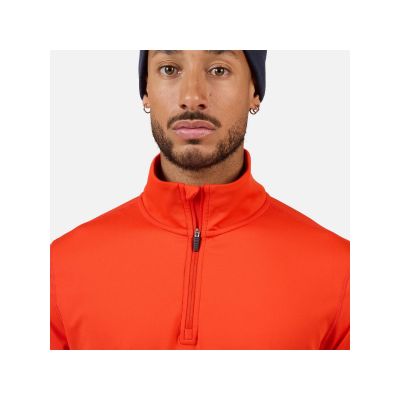 4. Bluza męska ROSSIGNOL MID LAYER STRETCH HZ pomarańczowa