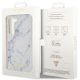 8. Etui Guess Marble Collection na Samsung Galaxy S23+ - białe