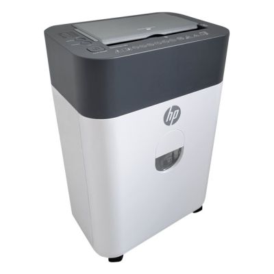 31. HP Niszczarka ONESHRED Auto 100CC, biało-szara