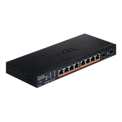 4. Switch Zyxel XMG1915-10EP 10p PoE (PoE++: 8) 130W Managed Multigigabit/10G
