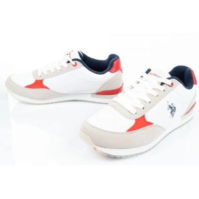19. Buty sportowe U.S. Polo ASSN. M UP21M48062-WHI-RED01