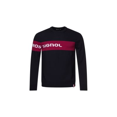 3. Sweter ROSSIGNOL Band Knit granatowy
