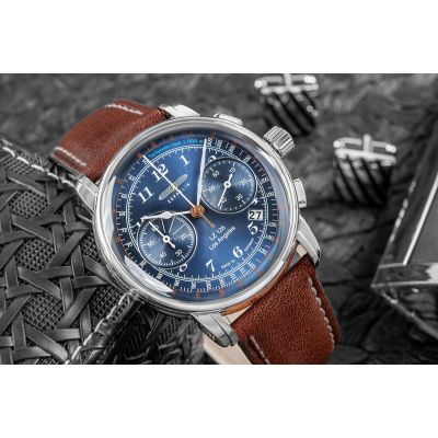 5. Zegarek Męski ZEPPELIN Los Angeles LZ 126 7614-3 + BOX